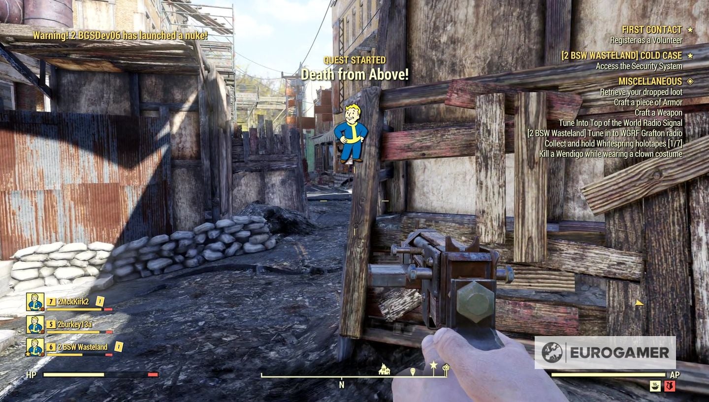 Fallout 76 nuke codes explained how to launch nukes using launch codes
